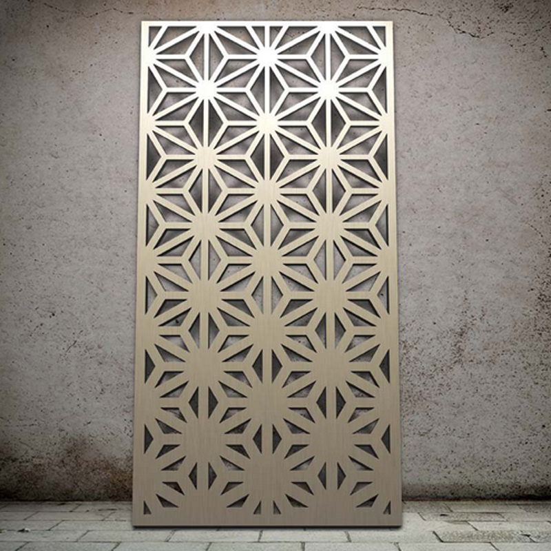 Laser Cut Steel Fence