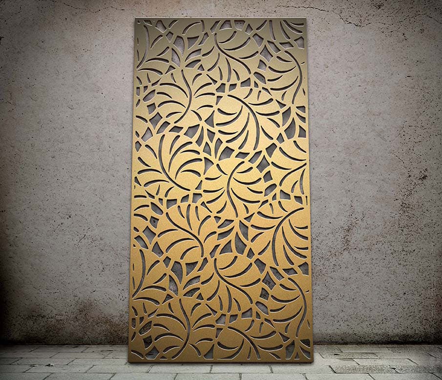 Decorative Laser Cut Outdoor Metal Screen Panels