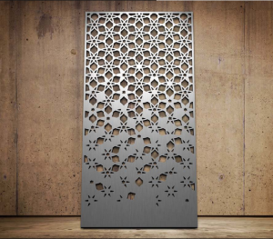 CNC Laser Cut Outdoor Metal Screen Garden Parti...