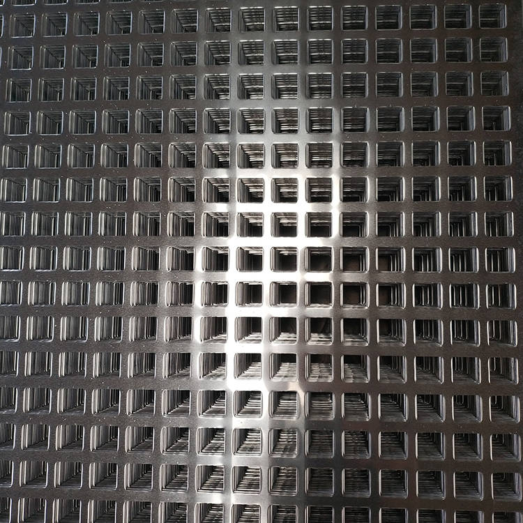 Square Straight Perforated Metal