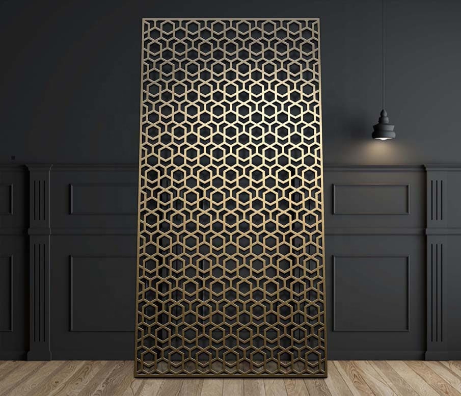 Laser Cut Metal Screen Fence Panel